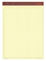5 x 5 Ivory Graph Pad Professional Pads